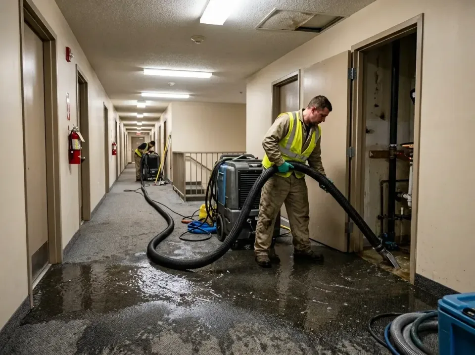 multi-unit-apartment-hallway-f-005 — frequently asked questions, Emergency Burst Pipe Water Extraction & Removal in Racine,…